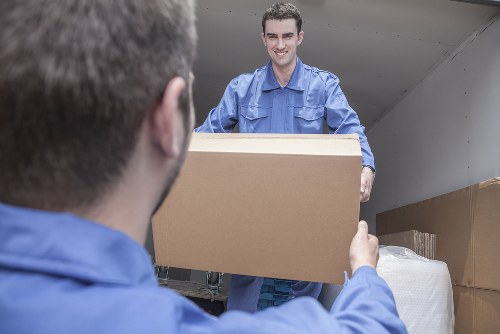 Customer raising a storage service concern in a professional office setting
