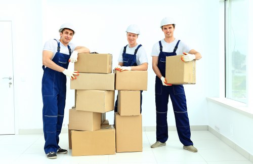 Office removals in Footscray with moving crew and office furniture