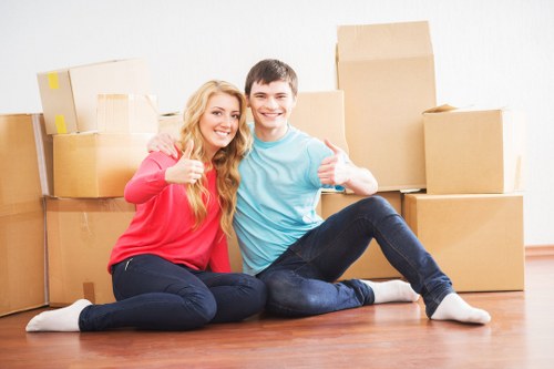 Local movers handling a Footscray property move