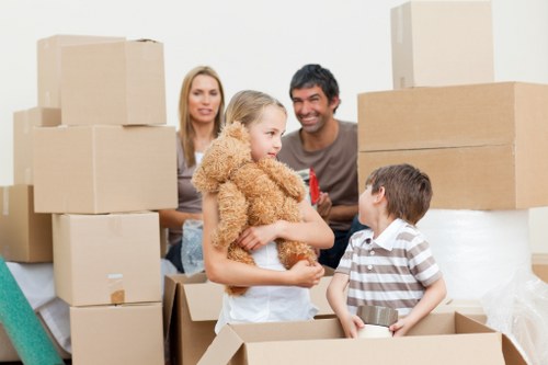 Professional movers handling furniture in Footscray